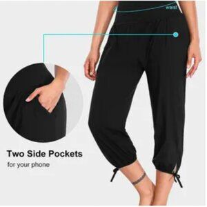 2 Pair Loose Yoga Capris. Very soft. NWOT